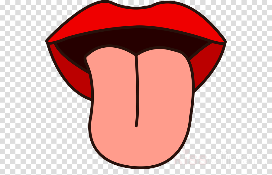 Download red clip art lip tongue mouth