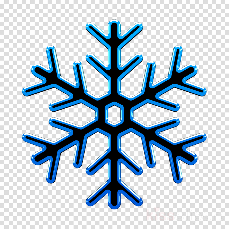 Snowflake Icon Snow Icon Weather Icon Clipart Line Electric Blue Snowflake Transparent Clip Art