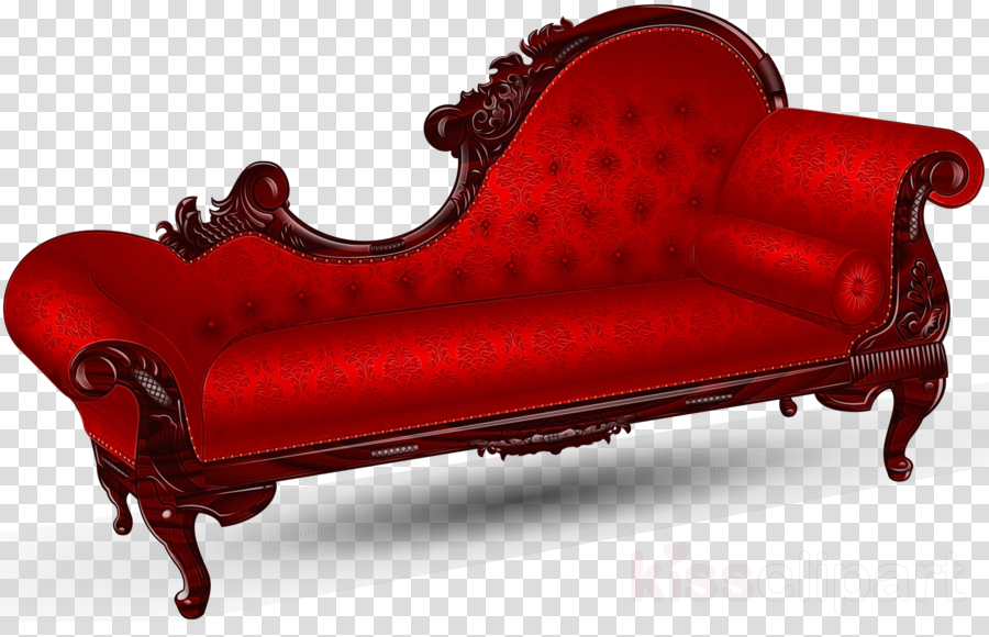 Furniture Chaise Longue Couch Red Studio Couch Clipart Furniture