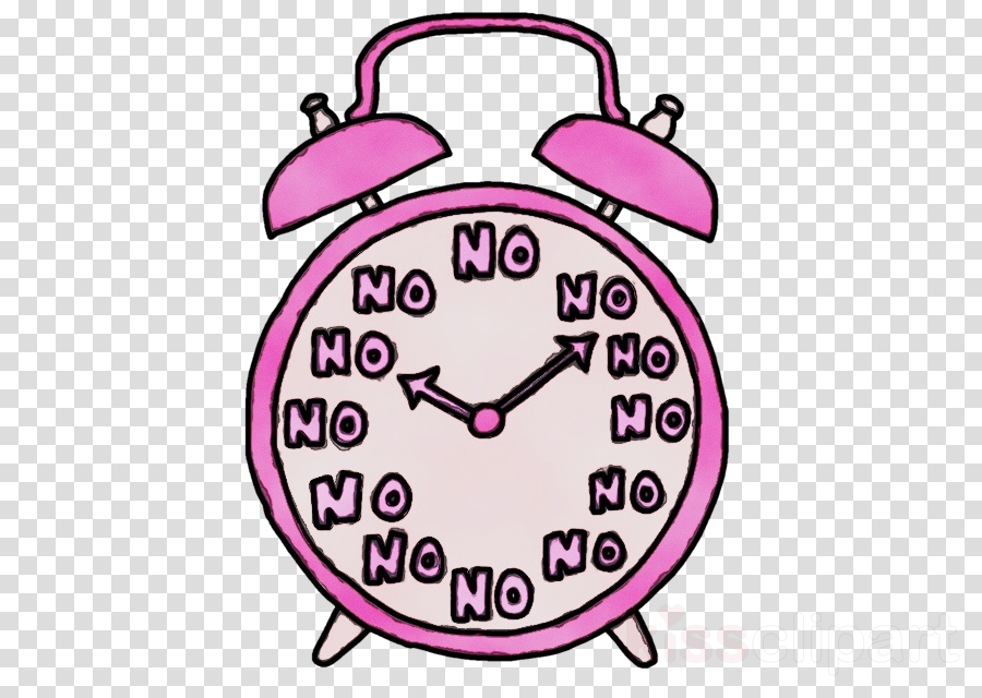 alarm clock pink clock clip art line art