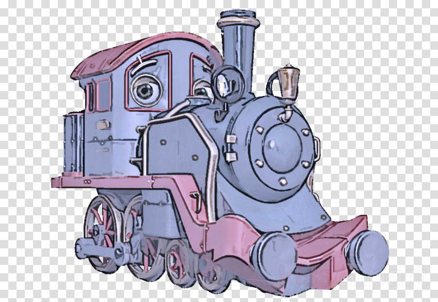 train transport steam engine locomotive cartoon clipart - Train