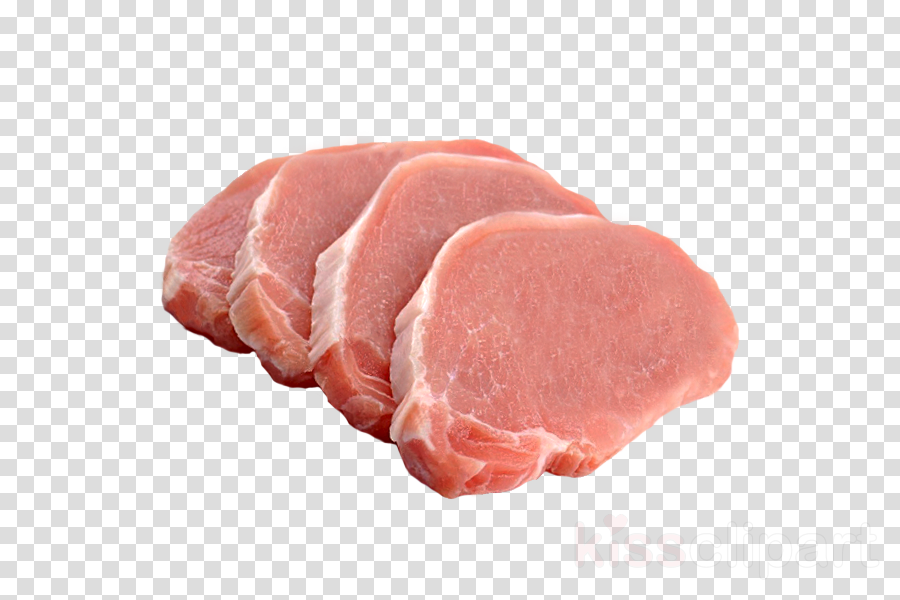 food animal fat pork loin red meat veal