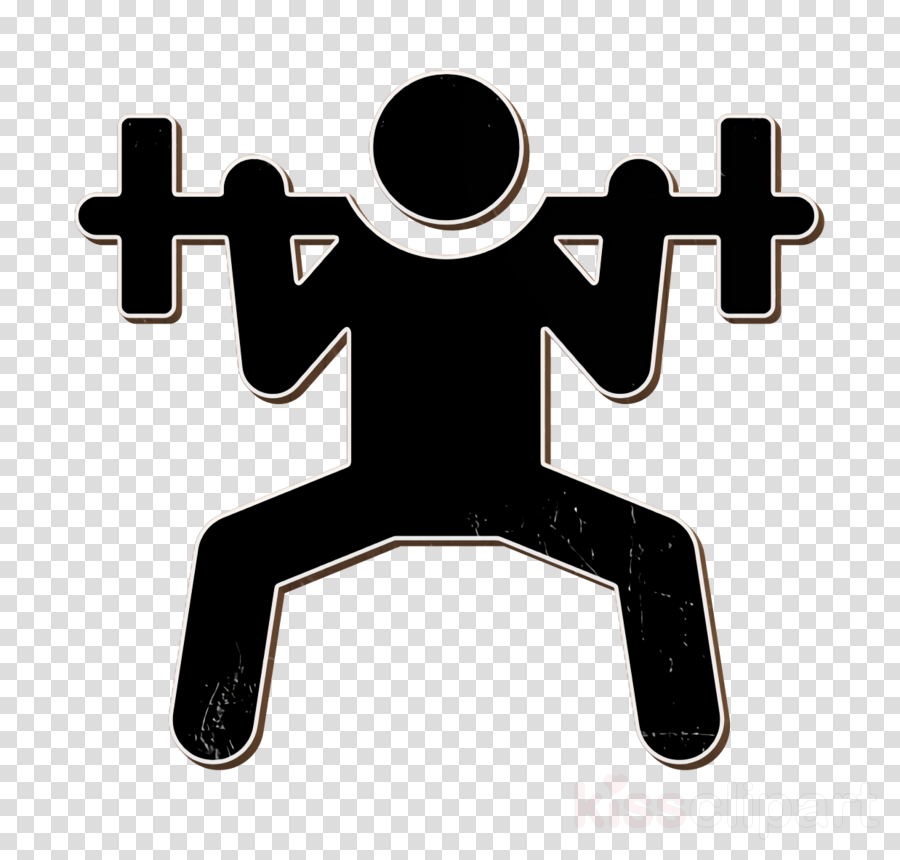 Exercise Pictograms Icon Gym Icon Weightlifting Icon Clipart Logo Symbol Transparent Clip Art