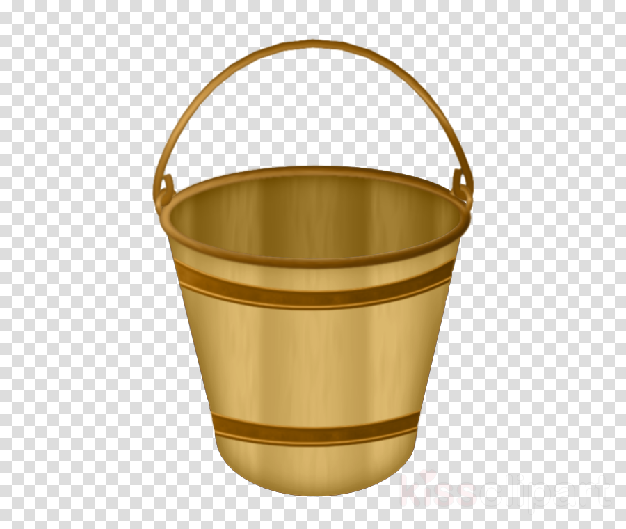Download Bucket Yellow Metal Brass Clipart Bucket Yellow Metal Transparent Clip Art PSD Mockup Templates