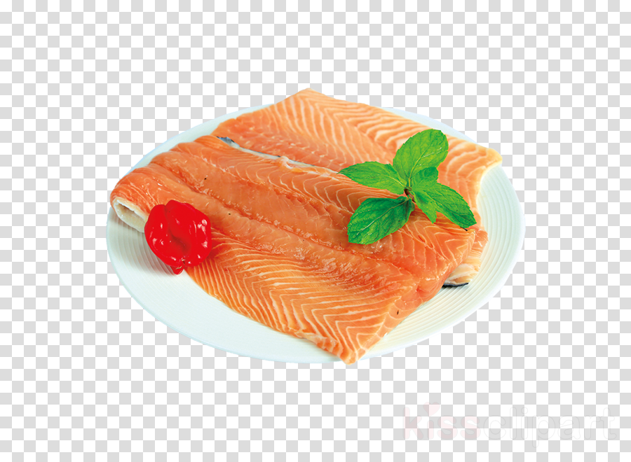 smoked salmon fish slice food dish cuisine