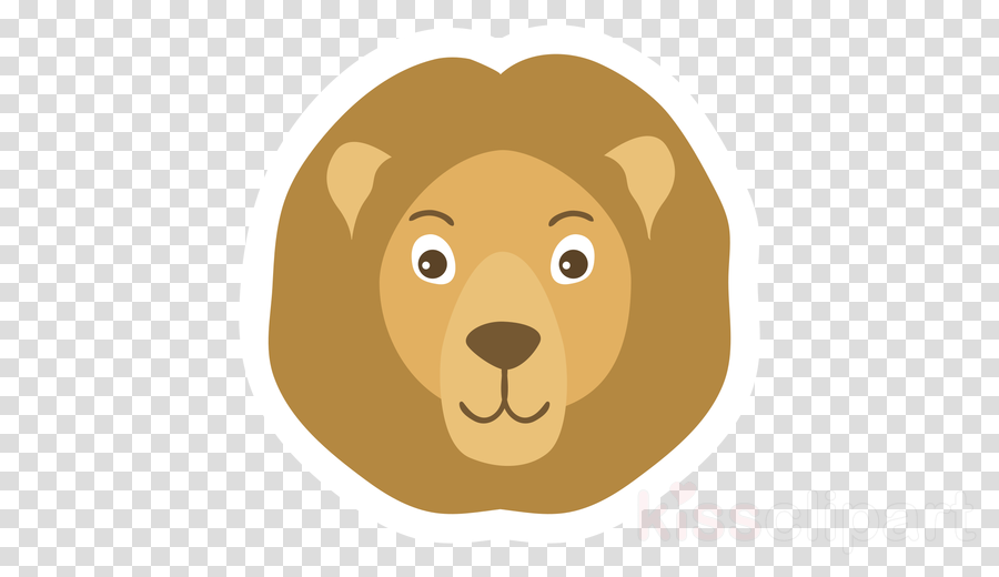 cartoon brown bear lion bear groundhog
