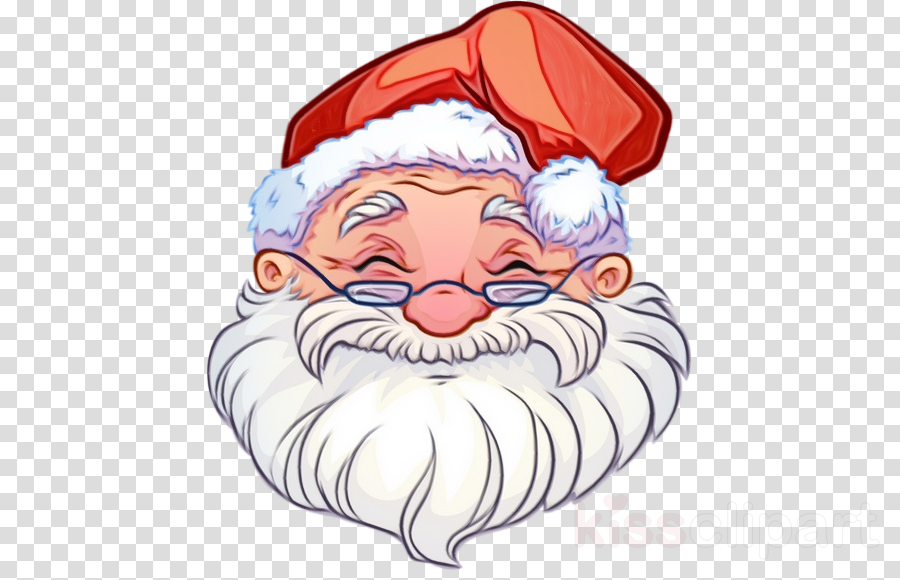 Santa Claus Clipart Cartoon Santa Claus Head