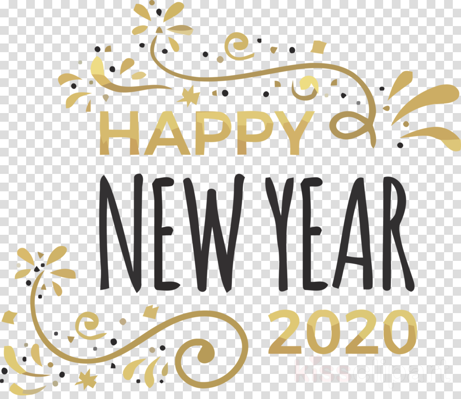 Logo Text Design Clip Art Png Happy New Year 2020 Images