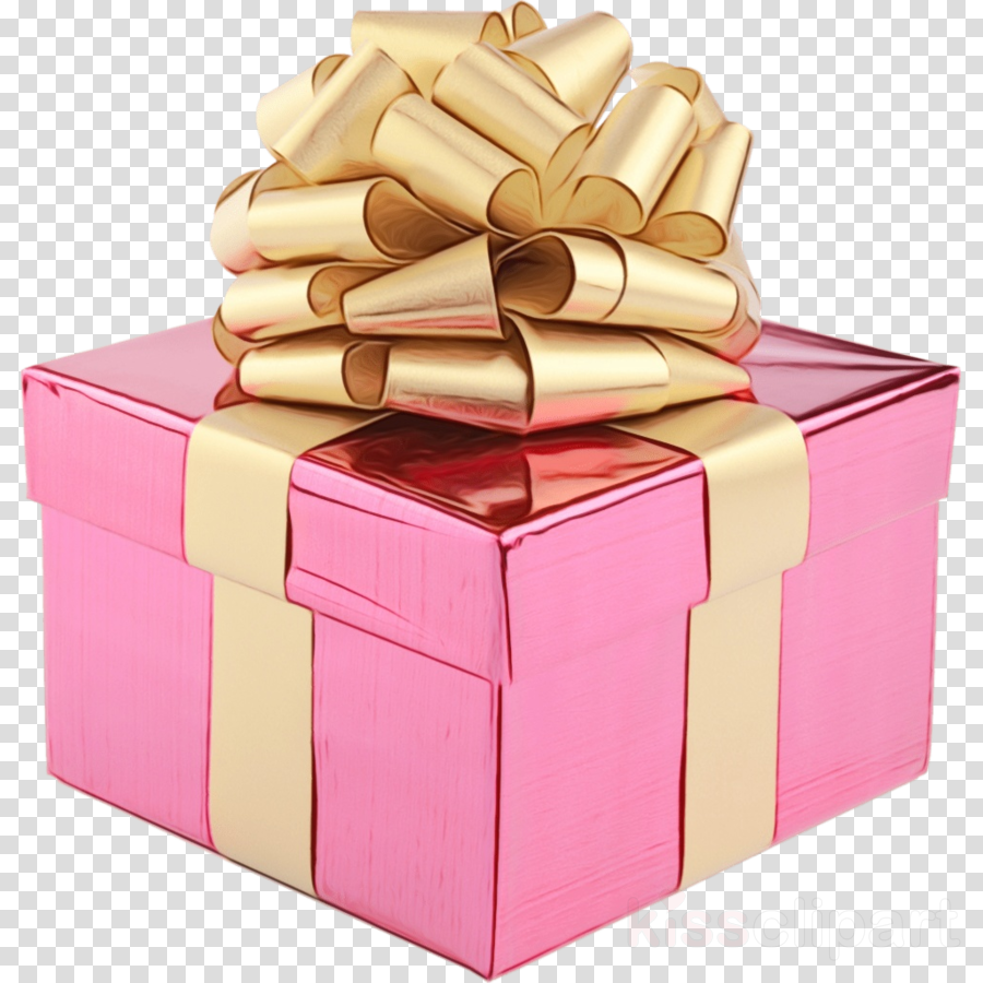 pink present ribbon