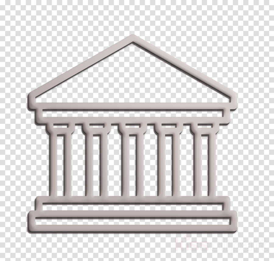Courthouse Icon Law Icon Justice Icon Clipart Column Roman Temple Architecture Transparent Clip Art