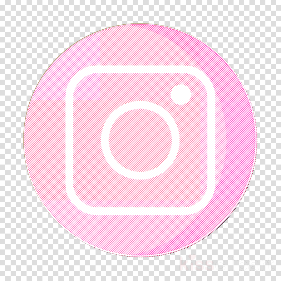 Instagram Icon Social Media Icon Clipart Pink Circle Magenta