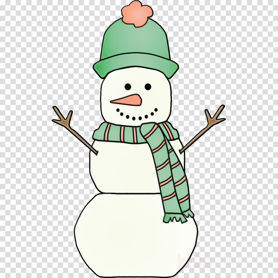 Snowman clipart - Cartoon, Snowman, transparent clip art