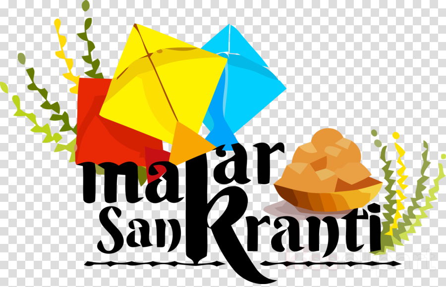 Makar Sankranti Magha Mela clipart - Logo, Text, Yellow, transparent ...