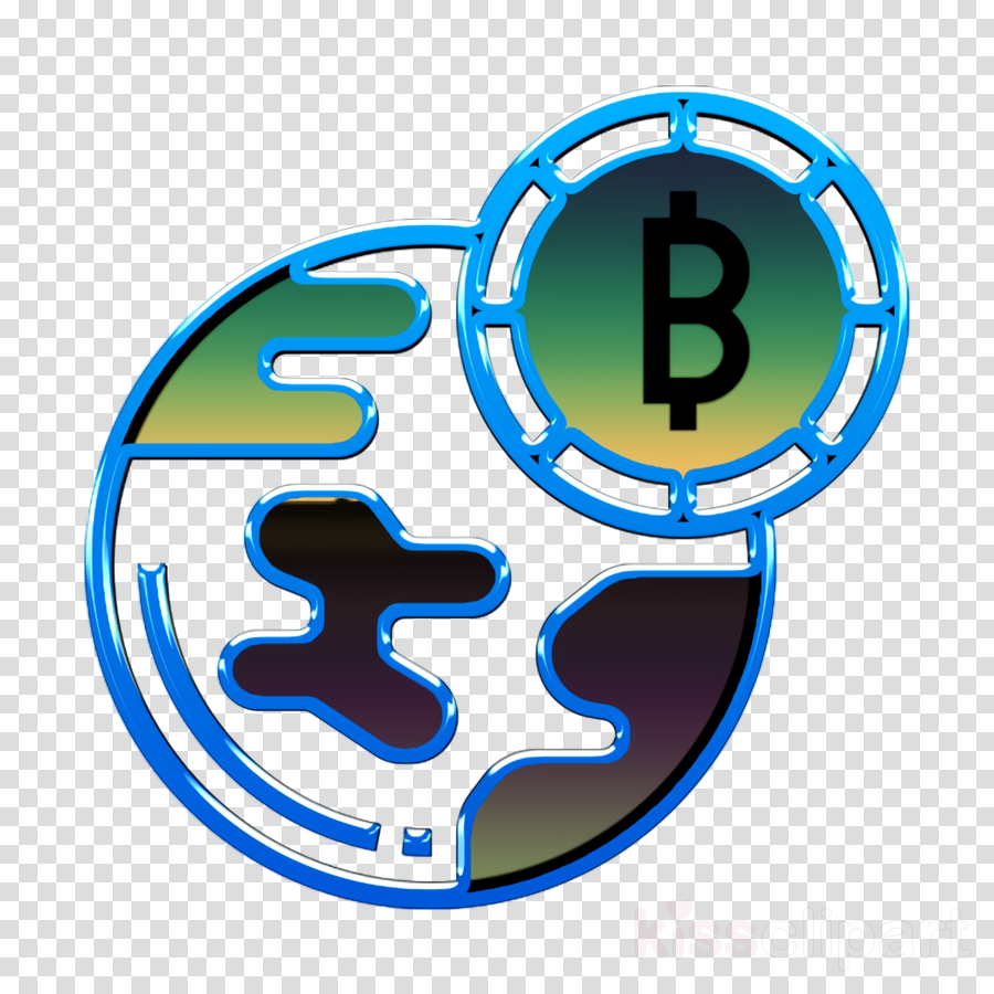 Bitcoin Icon Blockchain Icon Clipart Electric Blue Symbol Logo
