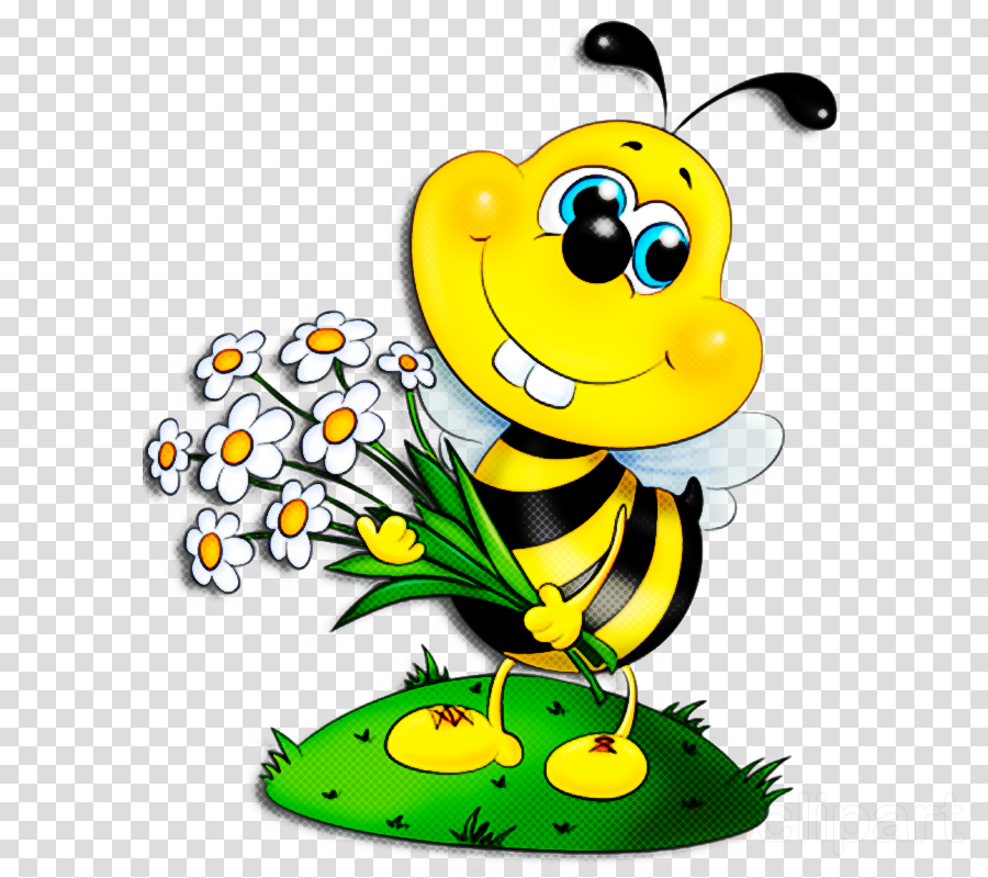 Bumblebee clipart - Cartoon, Yellow, Insect, transparent clip art