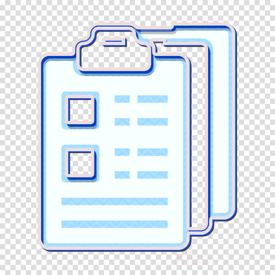 Document icon Clipboard icon Office Stationery icon