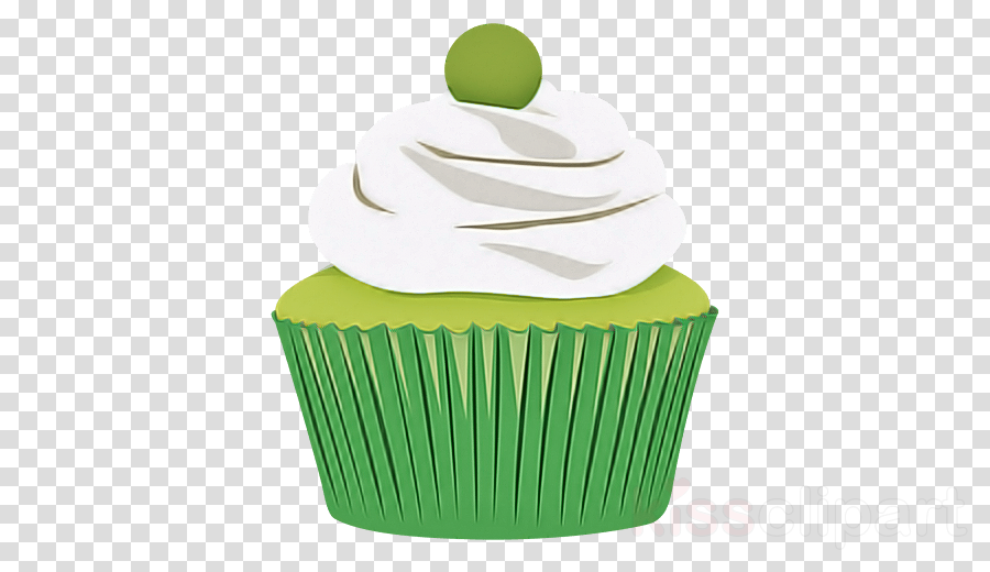 Green Baking Cup Cupcake Icing Cake Clipart Green Baking Cup