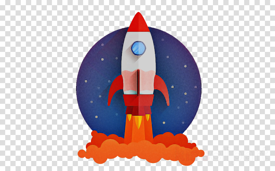 rocket spacecraft cartoon vehicle space