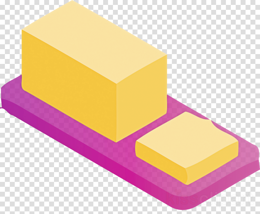 Download Butter Food Clipart Yellow Rectangle Transparent Clip Art PSD Mockup Templates