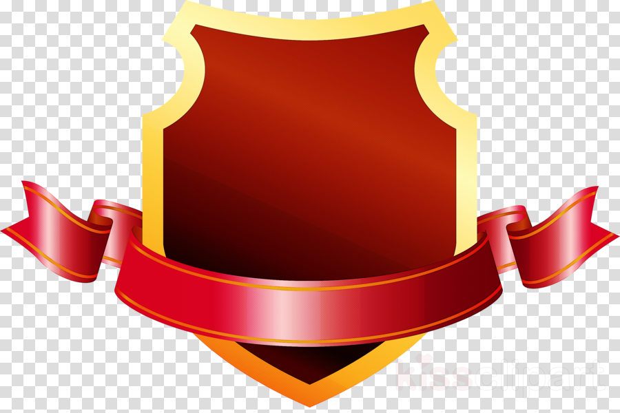 Emblem Ribbon Clipart Red Shield Emblem Transparent Clip Art