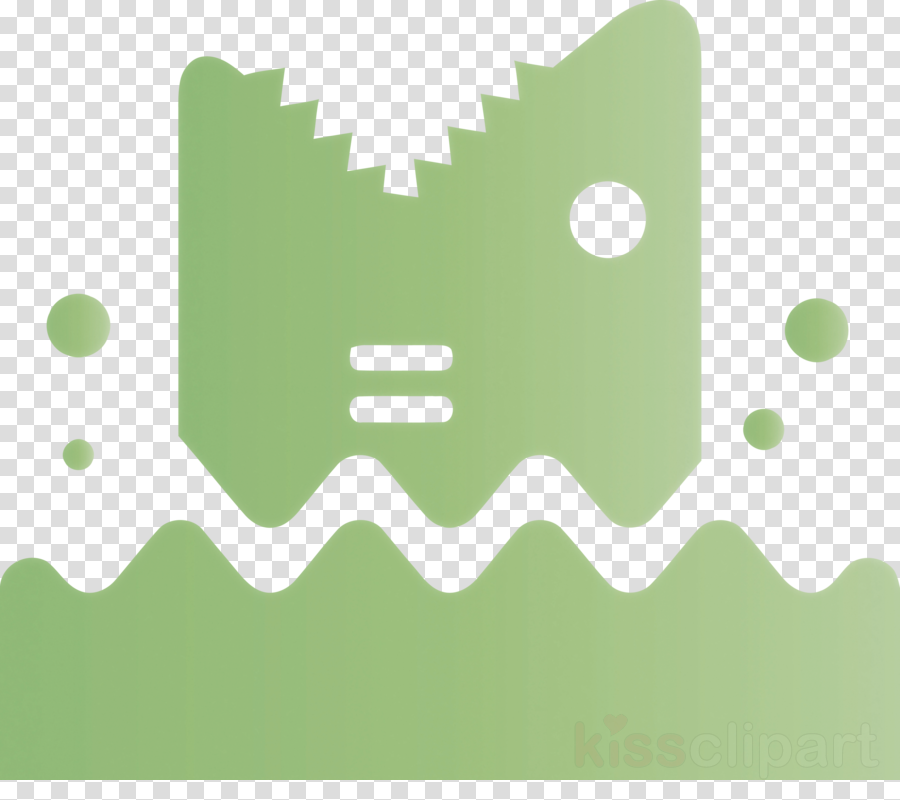 Baby Shark Shark Clipart Green Logo Grass Transparent Clip Art
