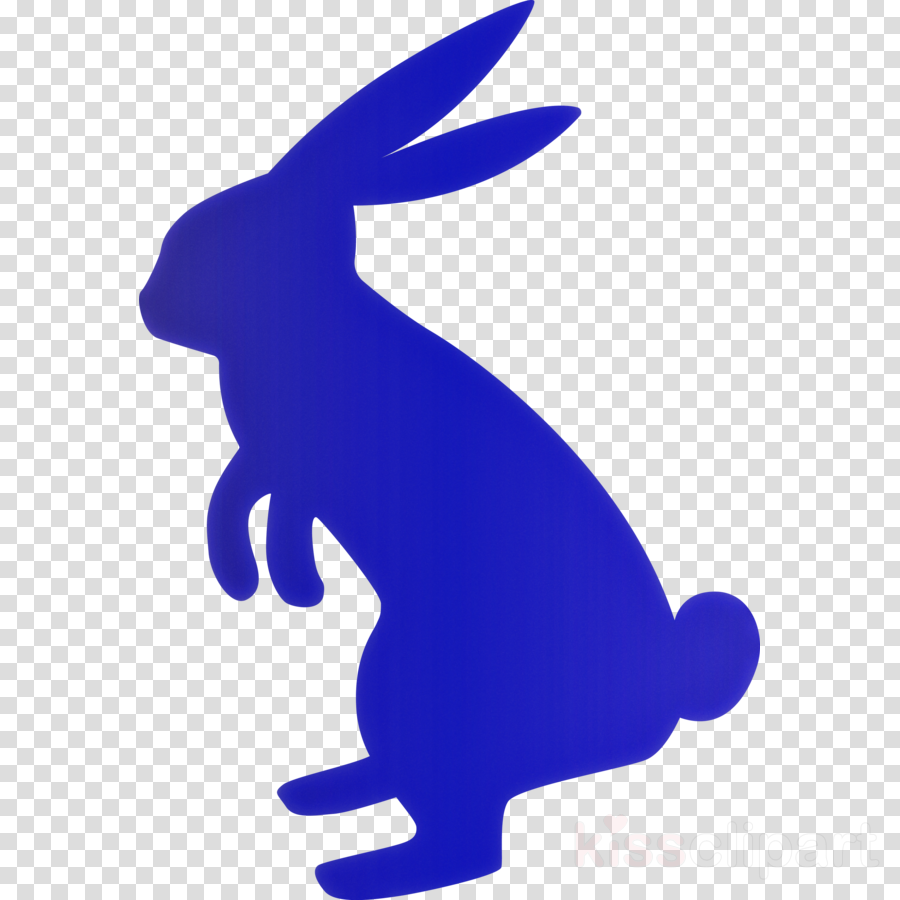 Download Easter bunny Easter Day Rabbit clipart - Electric Blue ...