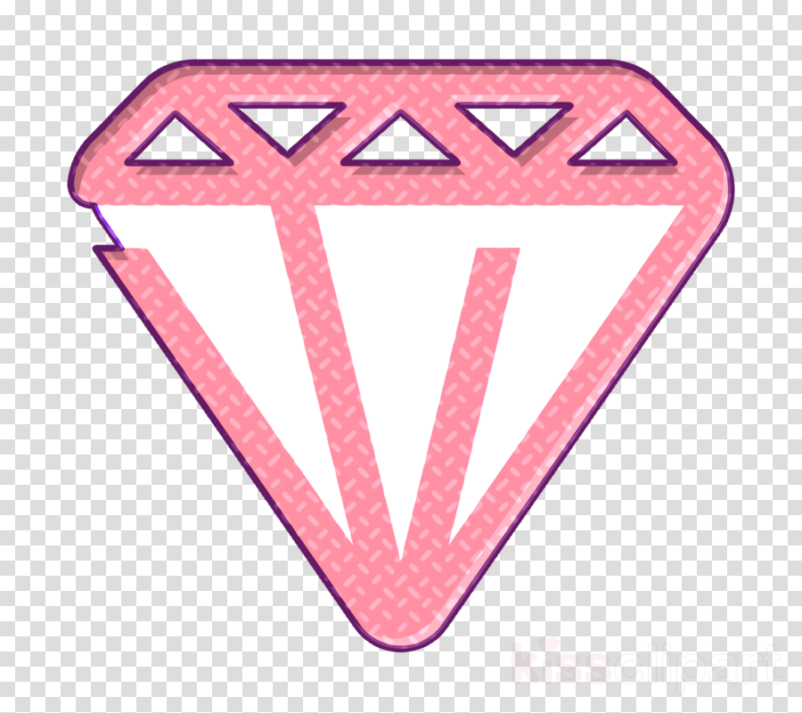 Glamour Icon Diamond Icon Finance Icon Clipart Pink Line Logo