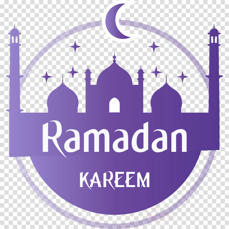 Ramadan Kareem Ramadan Mubarak Clipart Purple Violet Logo Transparent Clip Art