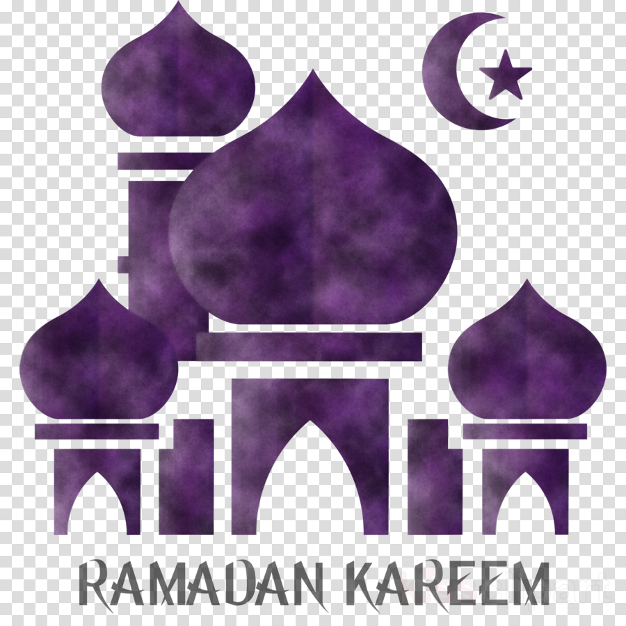 Ramadan Mubarak Ramadan Kareem Clipart Violet Purple Logo Transparent Clip Art