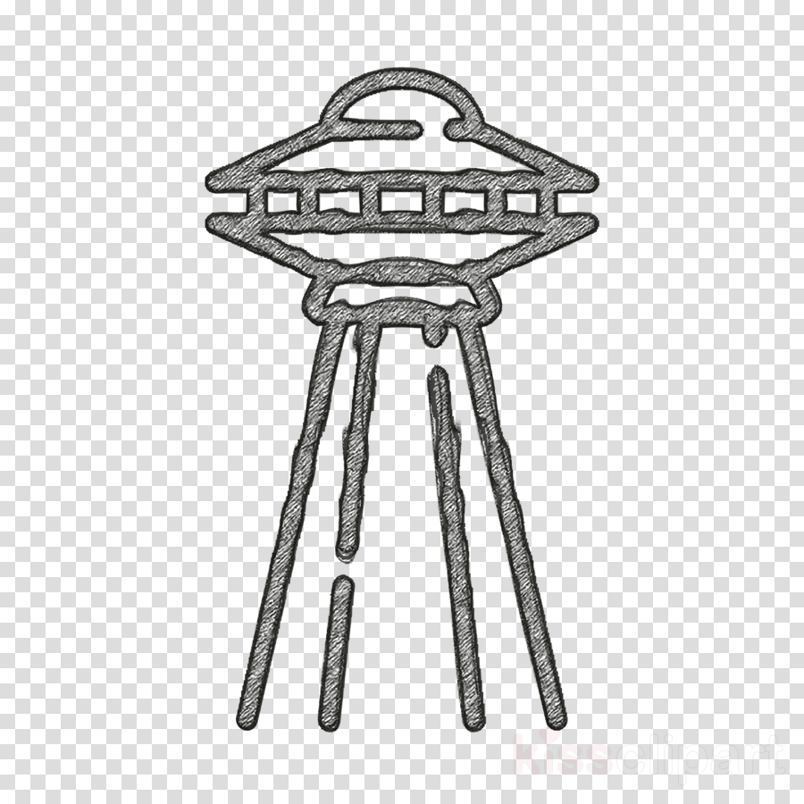 Space Icon Ufo Icon Clipart Drawing Angle Black And White Transparent Clip Art