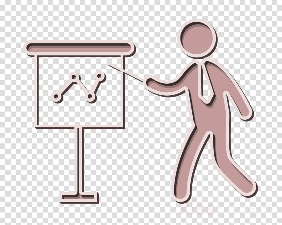 Humans 2 Icon Work Icon Businessman Showing A Project Sketch Icon Clipart Transparent Clip Art