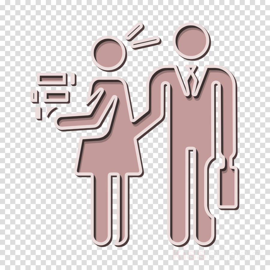 Teacher icon School pictograms icon Sexual harassment icon