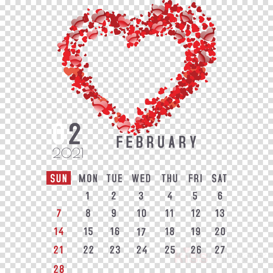 February 2021 Printable Calendar February Calendar 2021 Calendar Clipart Heart Love Hearts Drawing Transparent Clip Art Thousands of clip art images free for commercial use no attribution required high quality clipart images. kissclipart