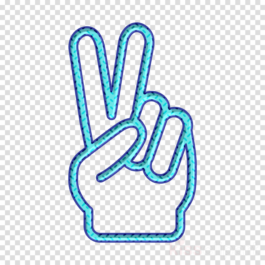 Victory icon Hand & gestures icon