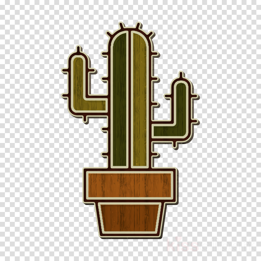 Linear Gardening Elements icon Cactus icon